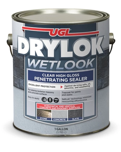 DRYLOK® WetLook Clear High Gloss Penetrating Sealer – Gallon 3 DRYLOK® WetLook Clear High Gloss Penetrating Sealer – Gallon