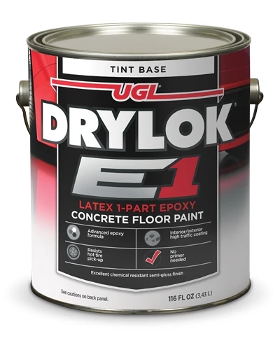 DRYLOK® E1 Latex 1-Part Epoxy Concrete Floor Paint - Gallon 3 DRYLOK® E1 Latex 1-Part Epoxy Concrete Floor Paint - Gallon