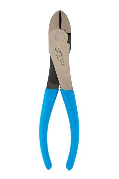 Channellock 8" HIGH LEVERAGE CURVED DIAGONAL LAP JOINT CUTTING PLIERS 3 Channellock 8" HIGH LEVERAGE CURVED DIAGONAL LAP JOINT CUTTING PLIERS