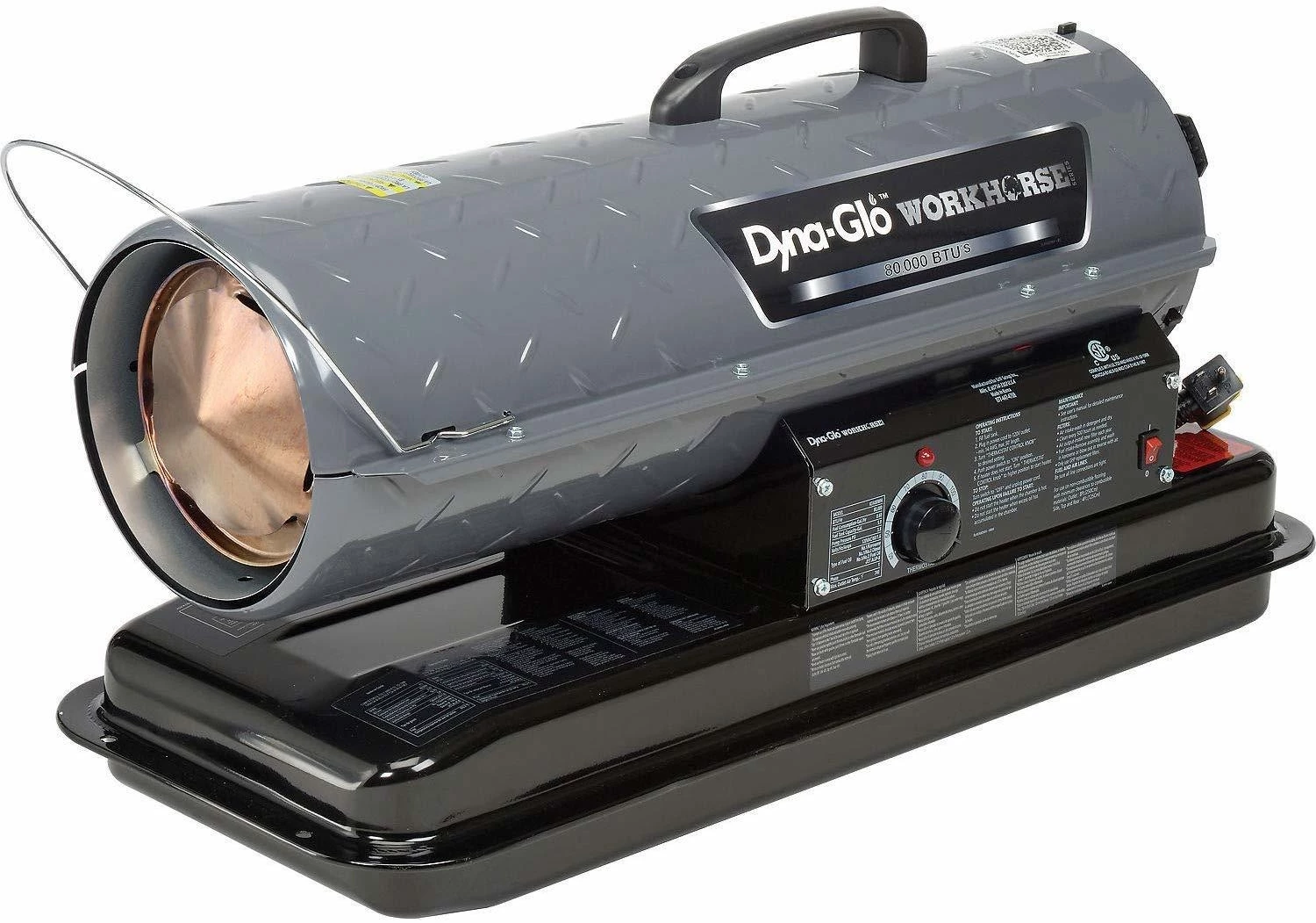 Dyna-Glo Workhorse 80,000 BTU Kerosene Forced Air Heater 3 Dyna-Glo Workhorse 80,000 BTU Kerosene Forced Air Heater