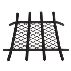 Pleasant Hearth 18 in. 4 Bar Steel Grate w/ Ember Retainer