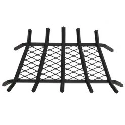 Pleasant Hearth 24 in. 5 Bar Steel Grate w/ Ember Retainer