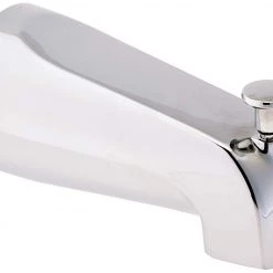 Plumb Pak Bathtub Spout W/Diverter Adjustable for Various Nipple Lengths