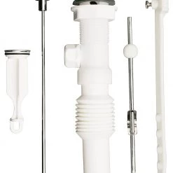 Plumb Pak Flex 'N Fix Pop Up Assembly, 1-1/4" inlet, Polished Chrome Top