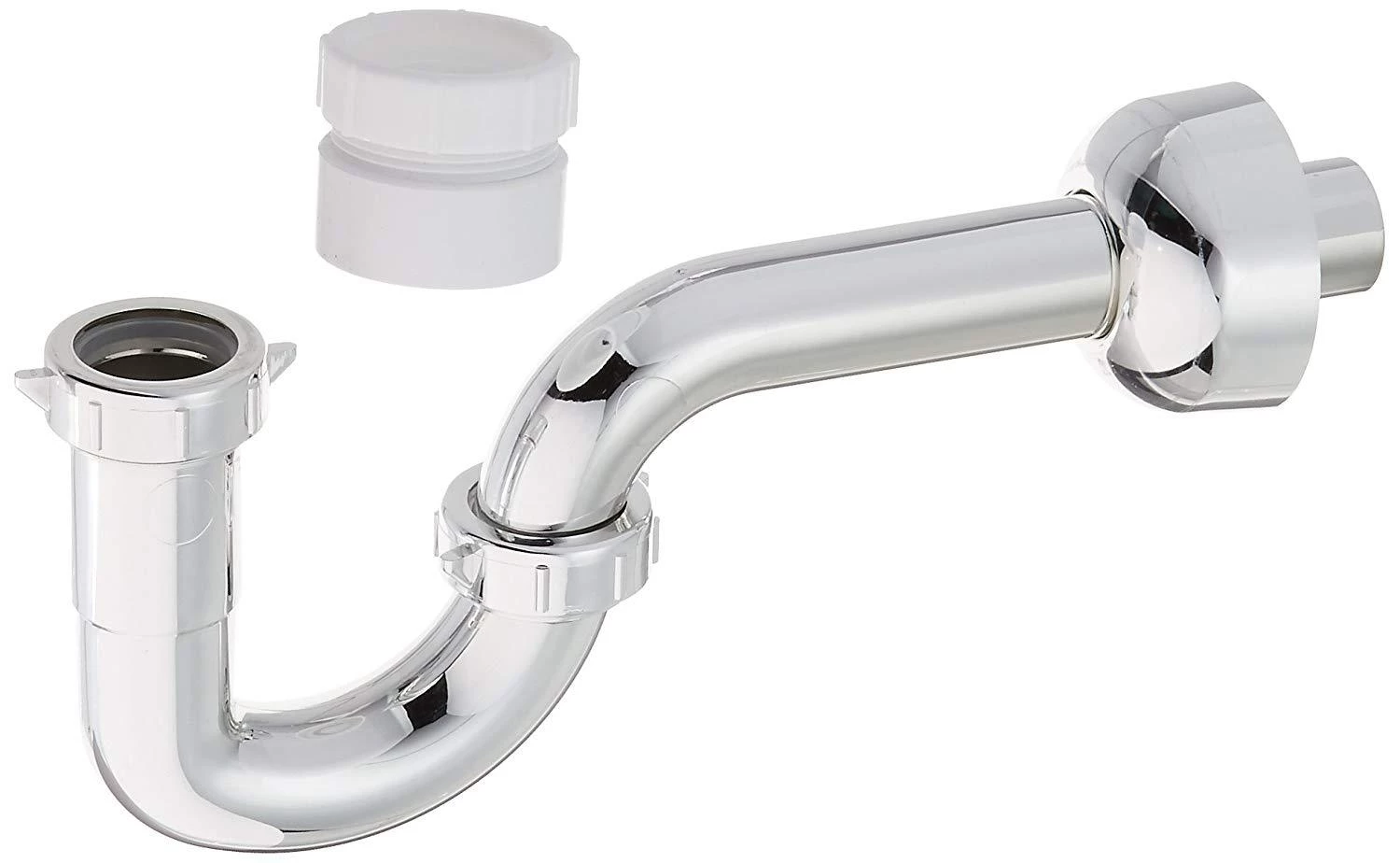 Plumb Pak P Trap 1 1/4" OD PVC, Chrome Plated 3 Plumb Pak P Trap 1 1/4" OD PVC, Chrome Plated