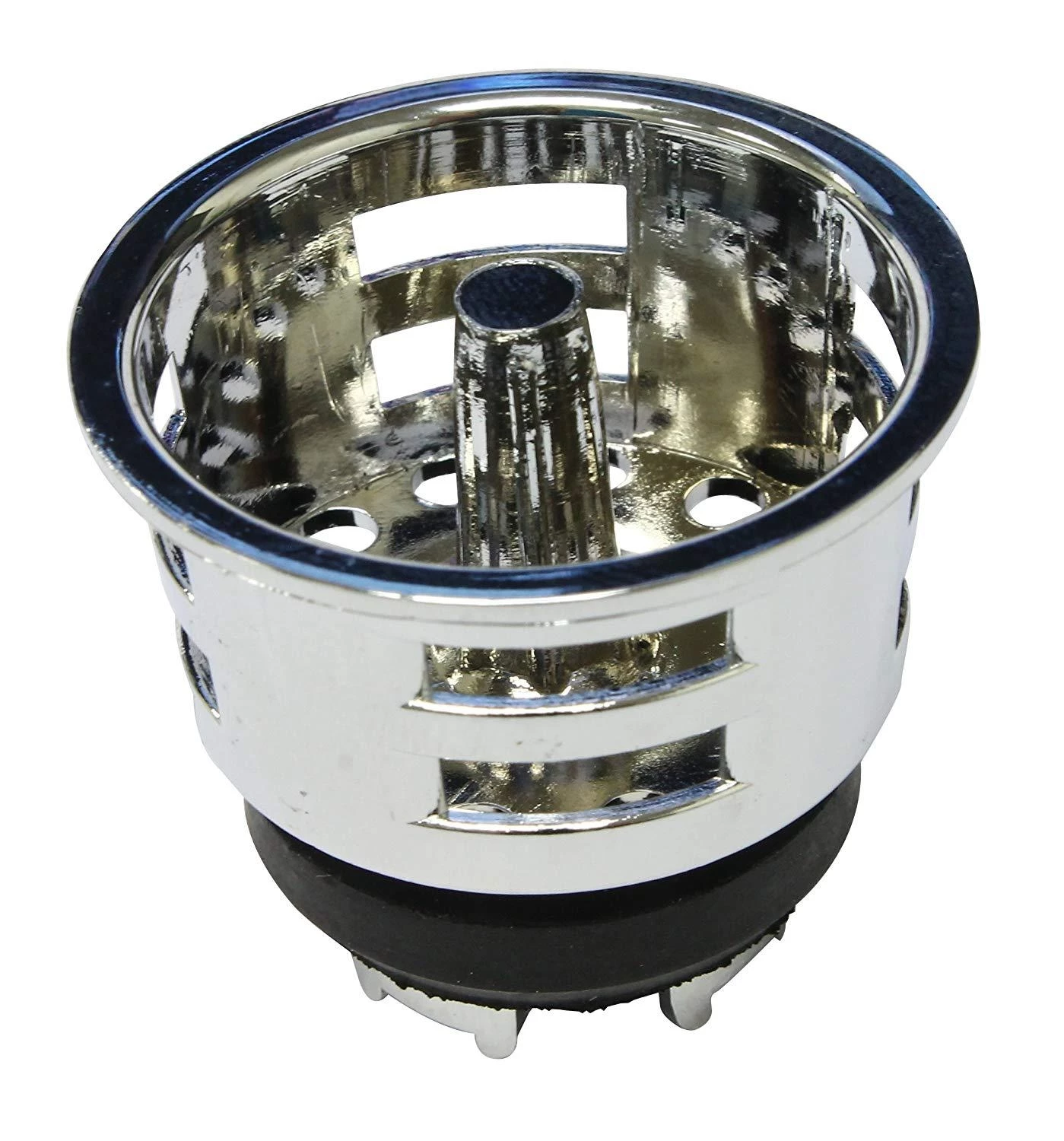 Plumb Pak Replacement Strainer Basket for Junior Duo, 1-11/16" x 1-7/16", Chrome 3 Plumb Pak Replacement Strainer Basket for Junior Duo, 1-11/16" x 1-7/16", Chrome