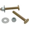 Plumb Pak Toilet Bolt Set, 5/16" x 2-1/4", Brass Plated -Home Improvement Sales Shop 60120135 1