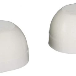 Plumb Pak Toilet Bolt Caps Oval Push-On, White