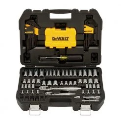 DeWalt 108 pc. 1/4" & 3/8" Drive Mechanics Tools Set -Home Improvement Sales Shop 61360047 2