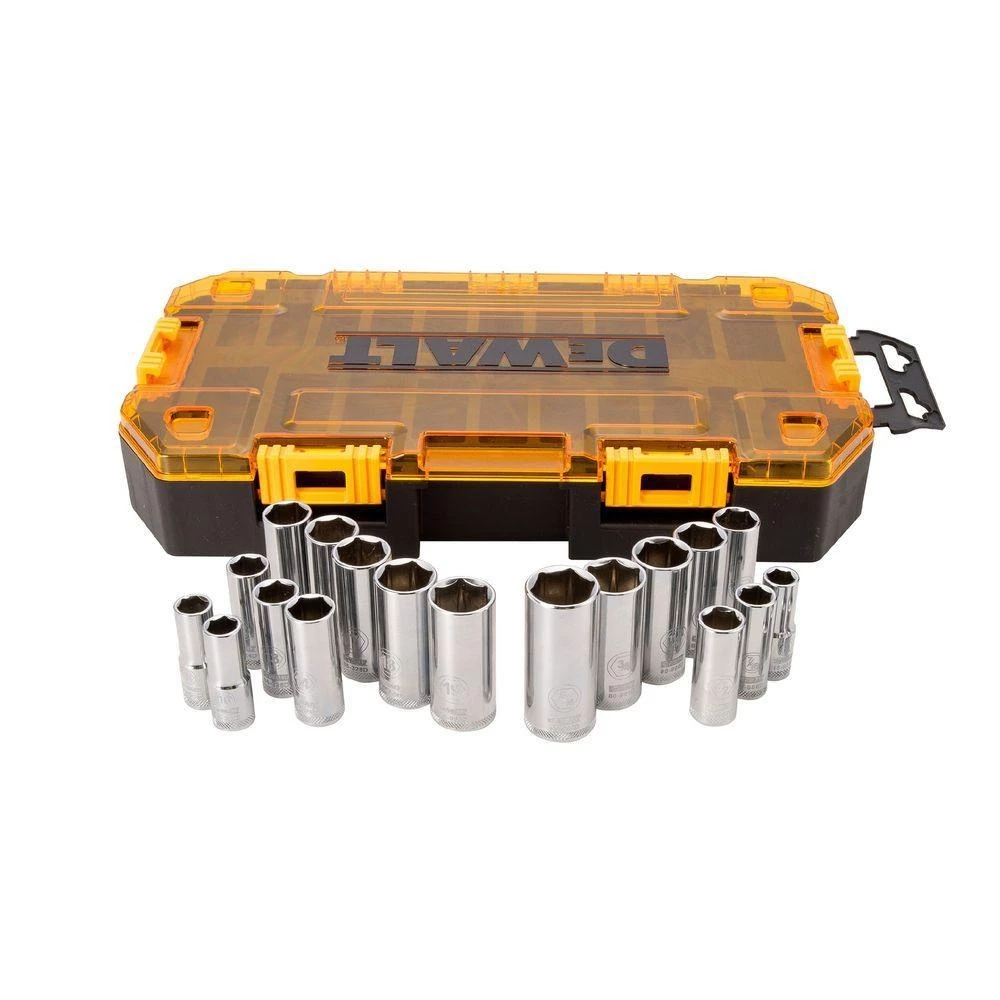 DeWalt 20 pc. 3/8" Drive Deep Combination Socket Set 3 DeWalt 20 pc. 3/8" Drive Deep Combination Socket Set