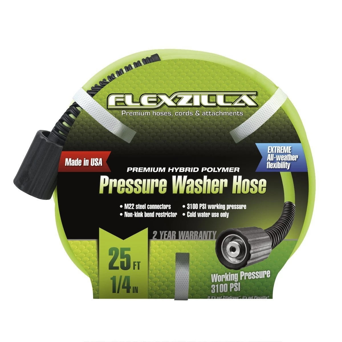 Flexzilla 25' Pressure Washer Hose 3 Flexzilla 25' Pressure Washer Hose