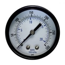 C'Aire Gauge, 300 PSI, 1/4” Center MT