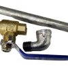 C'Aire Ball Valve Tank Drain Kit 1/4" 2 C'Aire Ball Valve Tank Drain Kit 1/4" -Home Improvement Sales Shop 6160465