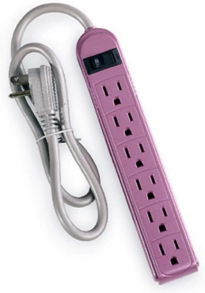 Master Electrician 6 Outlet Power Strip 2-1/2 Foot 5 Master Electrician 6 Outlet Power Strip 2-1/2 Foot - Image 3