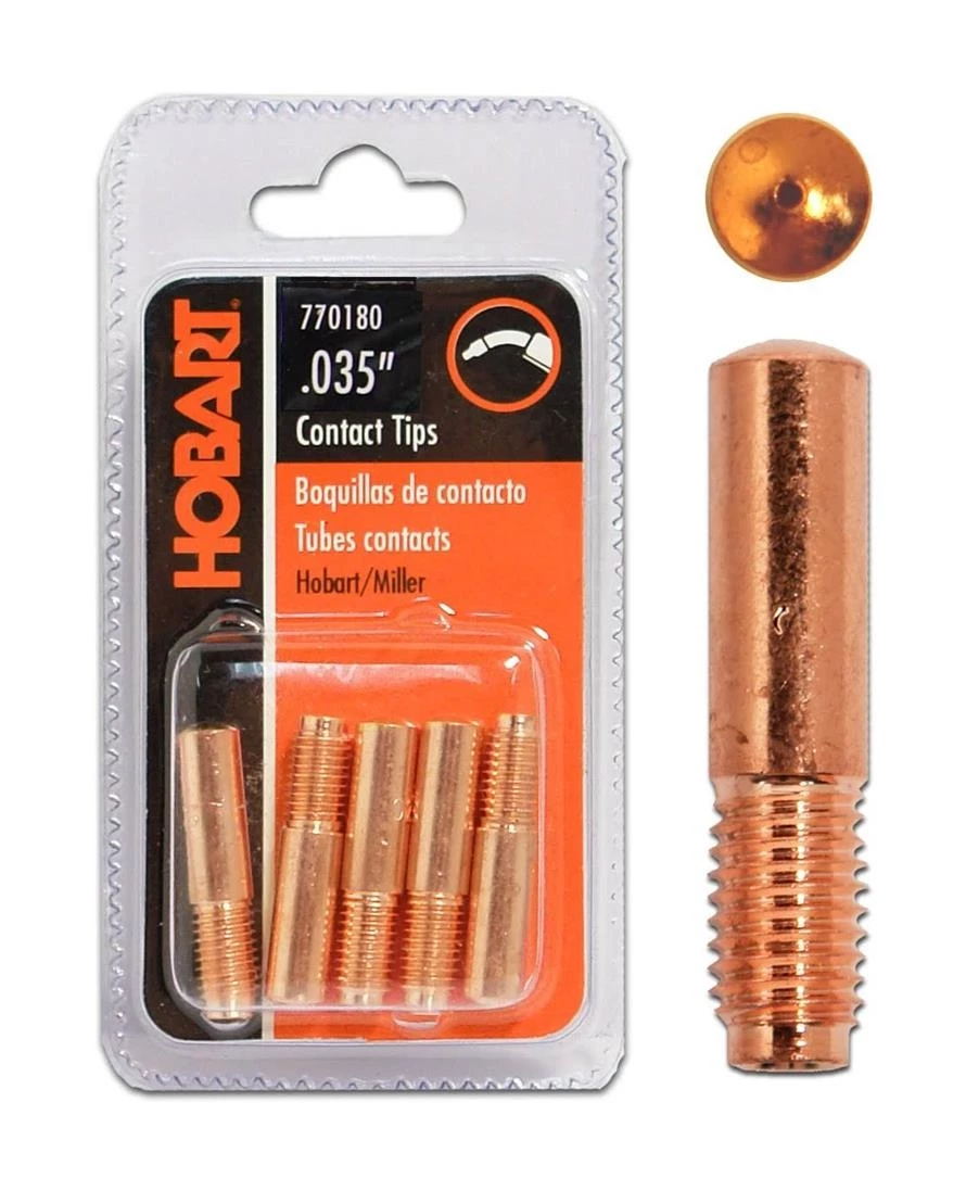 Hobart Contact Tips - 5 per Package, 770174-80 3 Hobart Contact Tips - 5 per Package, 770174-80
