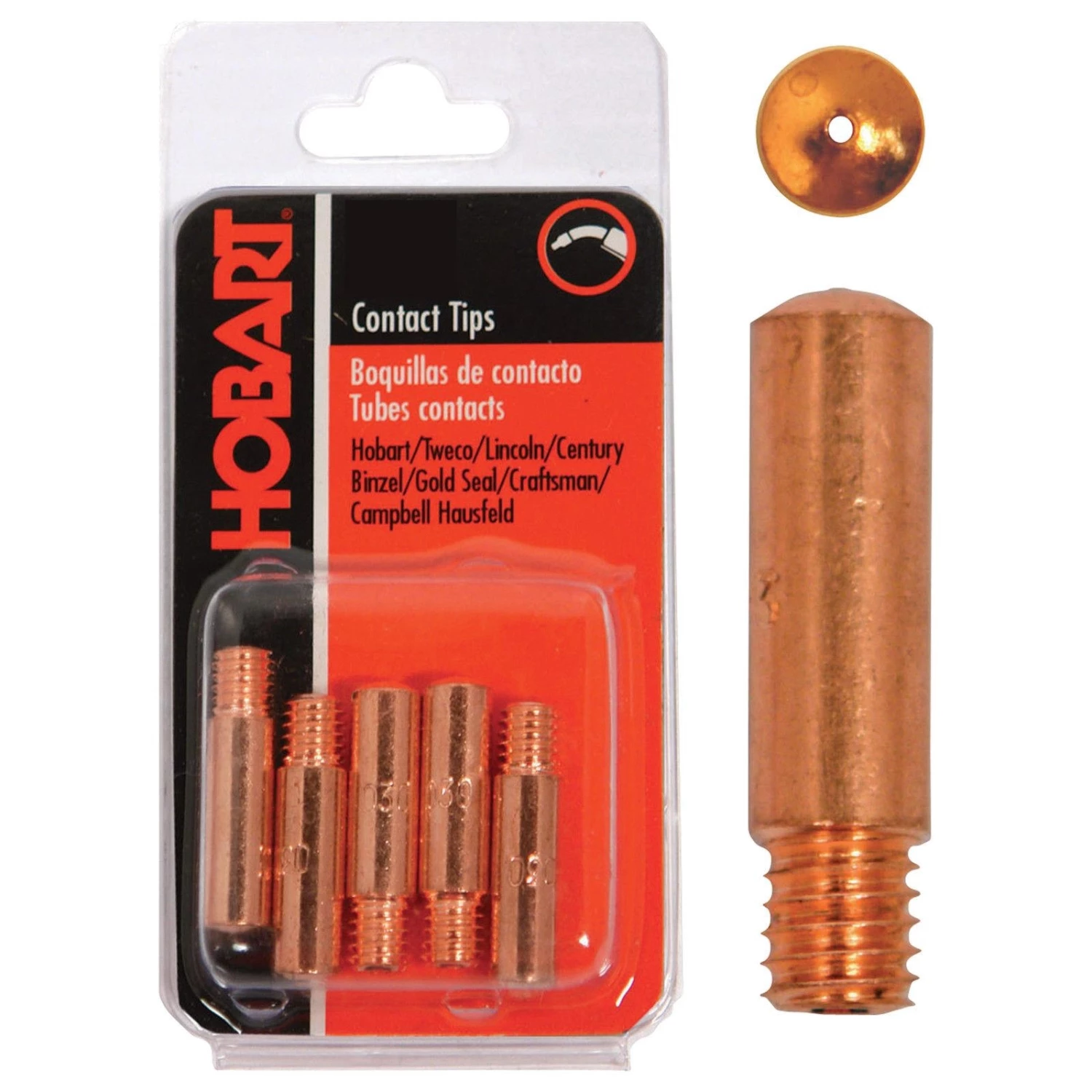 Hobart Contact Tips - 5 per Package, 770175-84 3 Hobart Contact Tips - 5 per Package, 770175-84