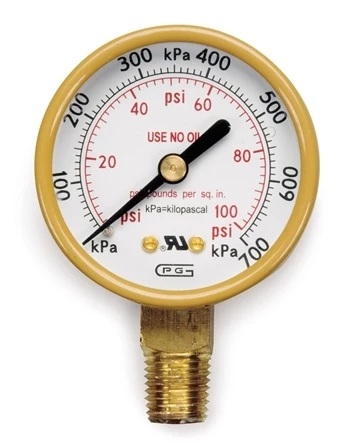 Hobart 770127 LP/Acetylene Low/Line Pressure Gauge (0 to 30 PSI) 3 Hobart 770127 LP/Acetylene Low/Line Pressure Gauge (0 to 30 PSI)
