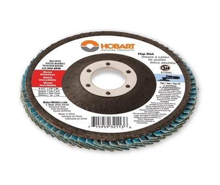 Hobart 4-1/2" X 7/8" Flap Disc 4 Hobart 4-1/2" X 7/8" Flap Disc - Image 2