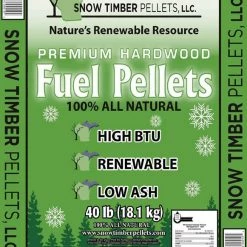 Snow Timber Hardwood Fuel Pellet, 40lb