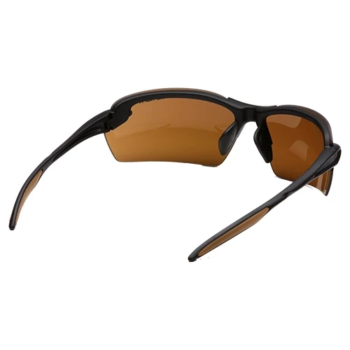 Pyramex Spokane Safety Glasses w/Sandstone Bronze Lens 3 Pyramex Spokane Safety Glasses w/Sandstone Bronze Lens
