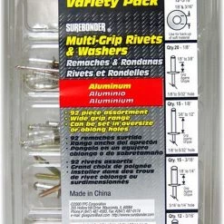 Surebonder Multi-Grip Aluminum Rivet Variety Pack - 92 Pieces