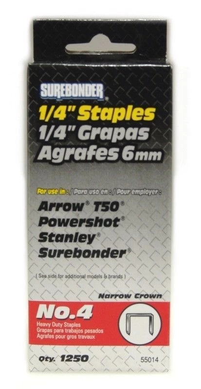 Surebonder Heavy Duty Staples - #4 3 Surebonder Heavy Duty Staples - #4