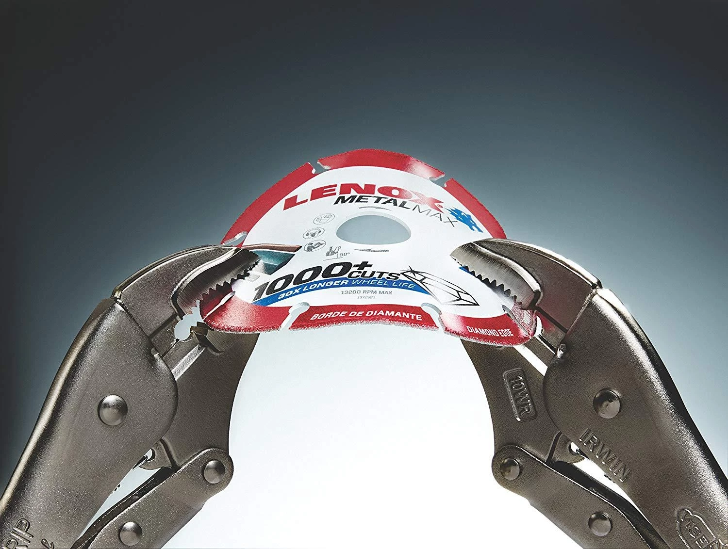 Lenox METALMAX Diamond Edge Cutoff Wheel, 4" x 5/8", Angle Grinder 4 Lenox METALMAX Diamond Edge Cutoff Wheel, 4" x 5/8", Angle Grinder - Image 2