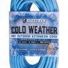 Electryx 100' Cold Weather Outdoor Extension Cord - 14 Gauge, Blue 1 Electryx 100' Cold Weather Outdoor Extension Cord - 14 Gauge, Blue -Home Improvement Sales Shop 67240004 1