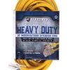 Electryx 25 ft. - 12 Gauge Heavy Duty Indoor/Outdoor Extension Cord, Yellow -Home Improvement Sales Shop 67240012 1 1