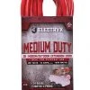 Electryx 25' Medium Duty Indoor/Outdoor 3 Plug Extension Cord - 14 Gauge, Red -Home Improvement Sales Shop 67240020 1 1