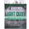 Electryx 20' Light Duty Indoor/Outdoor Extension Cord - 16 Gauge, White 2 Electryx 20' Light Duty Indoor/Outdoor Extension Cord - 16 Gauge, White -Home Improvement Sales Shop 67240029 1