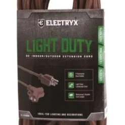 Electryx Extension Cord 30' 16GA Y-END - Brown
