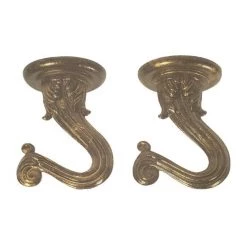 Westinghouse 1 1/2" Antique Brass Finish Swag Hooks