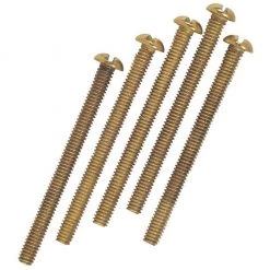 Westinghouse 2in Brass Plated Steel Round Head Screws