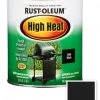 Rust-Oleum Specialty High Heat Brush On Paint - Black-Satin-1 Quart -Home Improvement Sales Shop 6850132 1 1 1