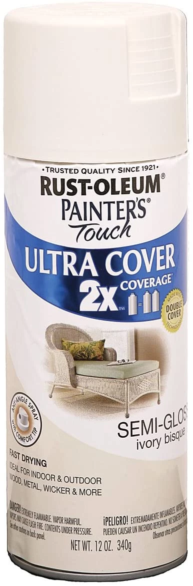 Rust-Oleum Painter's Touch 2X Semi-Gloss 12oz. Spray 3 Rust-Oleum Painter's Touch 2X Semi-Gloss 12oz. Spray
