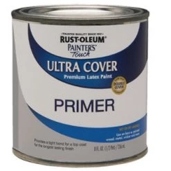 Rust-Oleum PAINTER'S TOUCH ULTRA COVER Ultra Cover Primer Brush-on- Half Pint- Gray