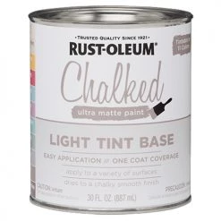 Rust-Oleum Chalked Ultra Matte Paint Tint Base - Quart