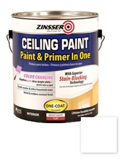 Zinsser Ceiling Paint - Paint and Primer in One - Gallon 3 Zinsser Ceiling Paint - Paint and Primer in One - Gallon
