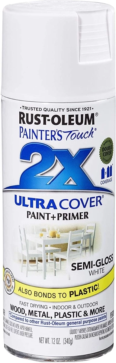 Rust-Oleum Painter's Touch 2X Semi-Gloss 12oz. Spray 4 Rust-Oleum Painter's Touch 2X Semi-Gloss 12oz. Spray - Image 2