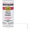 Rust-Oleum Stops Rust Protective Enamel Spray – Clear Matte Finish – 12 oz 2 Rust-Oleum Stops Rust Protective Enamel Spray – Clear Matte Finish – 12 oz -Home Improvement Sales Shop 6857263 1