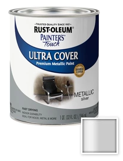 Rust-Oleum Painter's Touch Ultra Cover Metallic Paint- Quart 4 Rust-Oleum Painter's Touch Ultra Cover Metallic Paint- Quart - Image 2