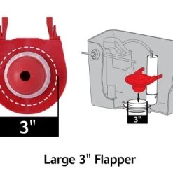 Korky 3" Premium Universal Flapper -Home Improvement Sales Shop 6990006 6