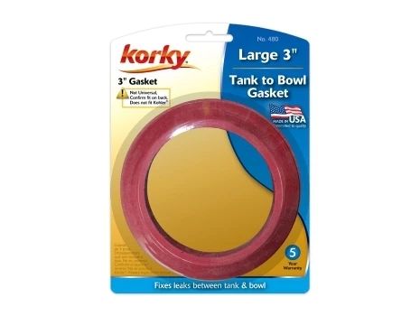 Korky Large 3" & 4" Tank to Bowl Gasket 3 Korky Large 3" & 4" Tank to Bowl Gasket