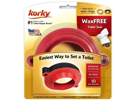 Korky Wax Free Toilet Seal 3 Korky Wax Free Toilet Seal