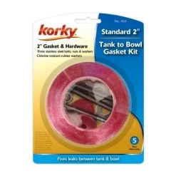 Korky 2" Tank to Bowl Gasket and Hardware Kit