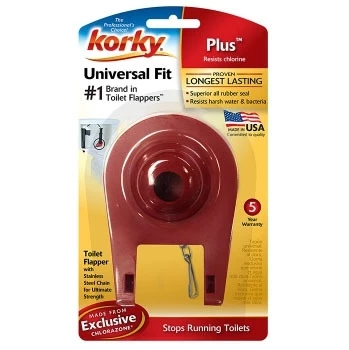 Korky Plus 2 Red Toilet Flapper 3 Korky Plus 2 Red Toilet Flapper