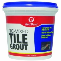 Red Devil Pre-Mixed Tile Grout (1 Quart)