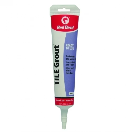 Red Devil Pre-Mixed Tile Grout Squeeze Tube (5.5 Oz.) 3 Red Devil Pre-Mixed Tile Grout Squeeze Tube (5.5 Oz.)