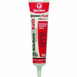 Red Devil Kitchen & Bath Siliconized Acrylic Caulk (White) Squeeze Tube